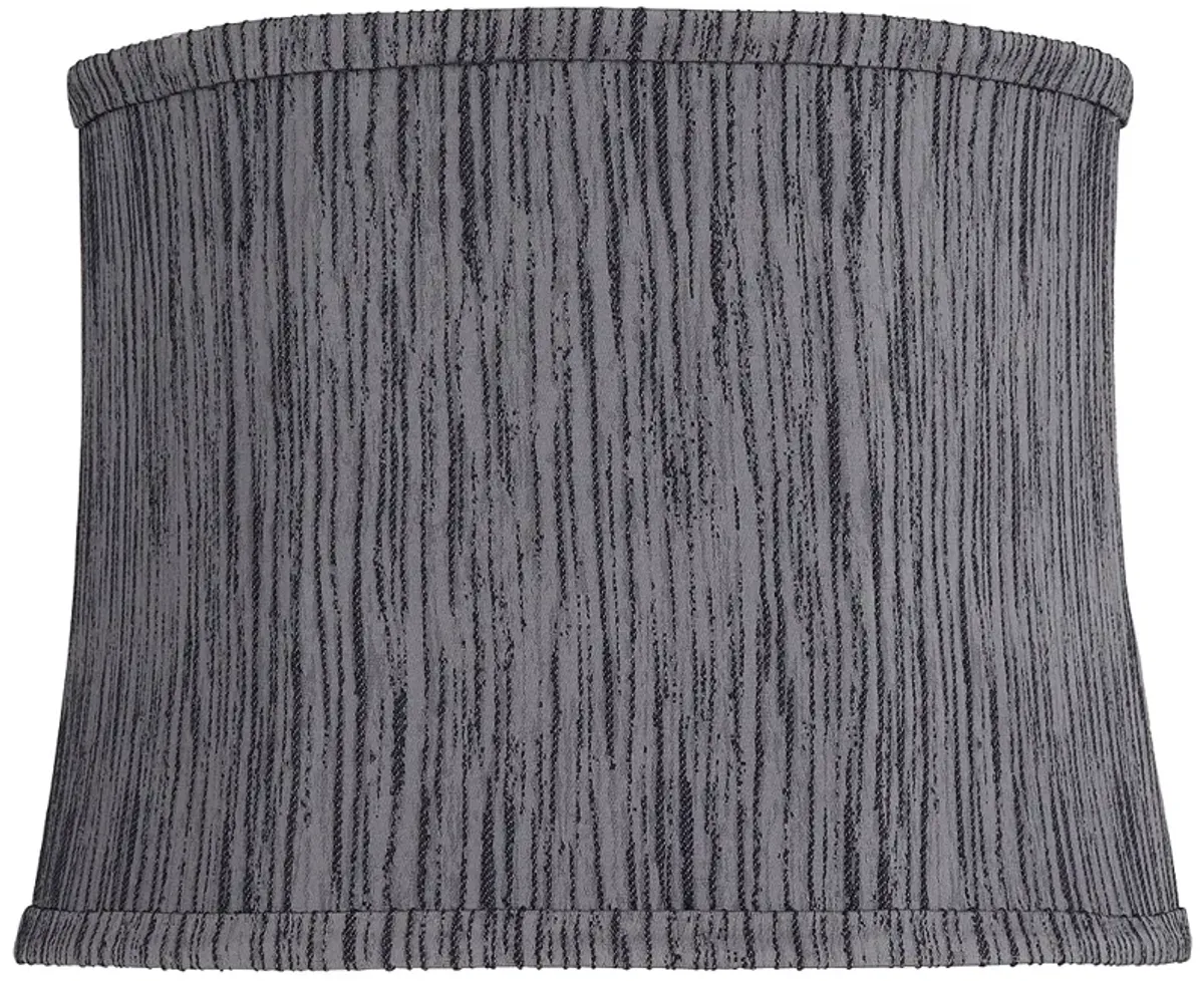 Springcrest Kensing Gray Softback Drum Lamp Shade 12x13x10 (Spider)