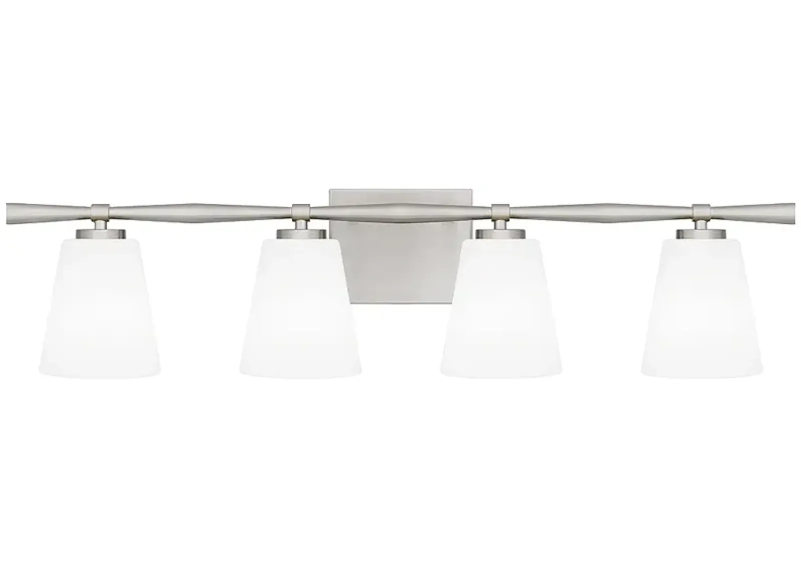 Quoizel Brindley 31 1/2" Wide 4-Light Brushed Nickel Vanity Bath Light