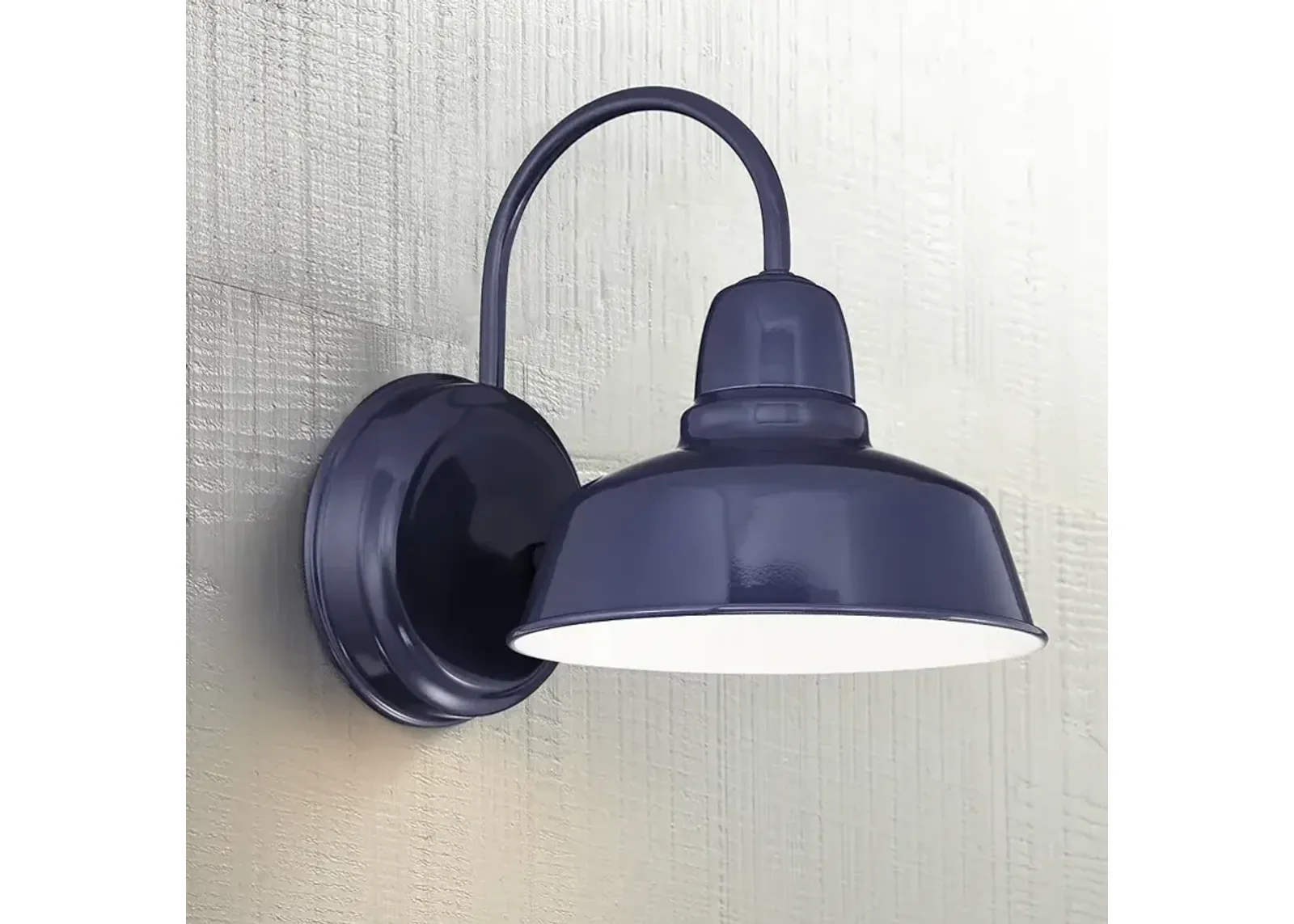 Urban Barn 11 1/4" High Blue Indoor-Outdoor Wall Light