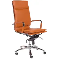 Gunar Pro Cognac High Back Adjustable Swivel Office Chair