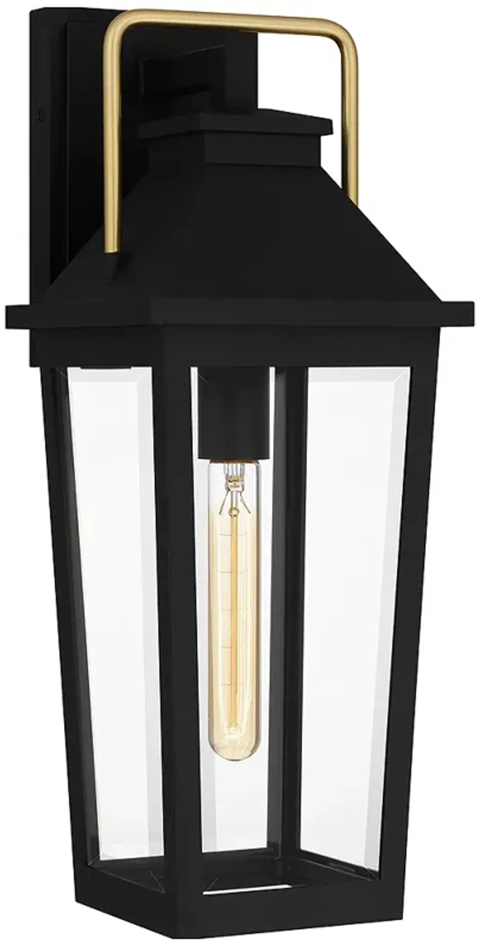 Buckley 1-Light Matte Black Outdoor Wall Lantern