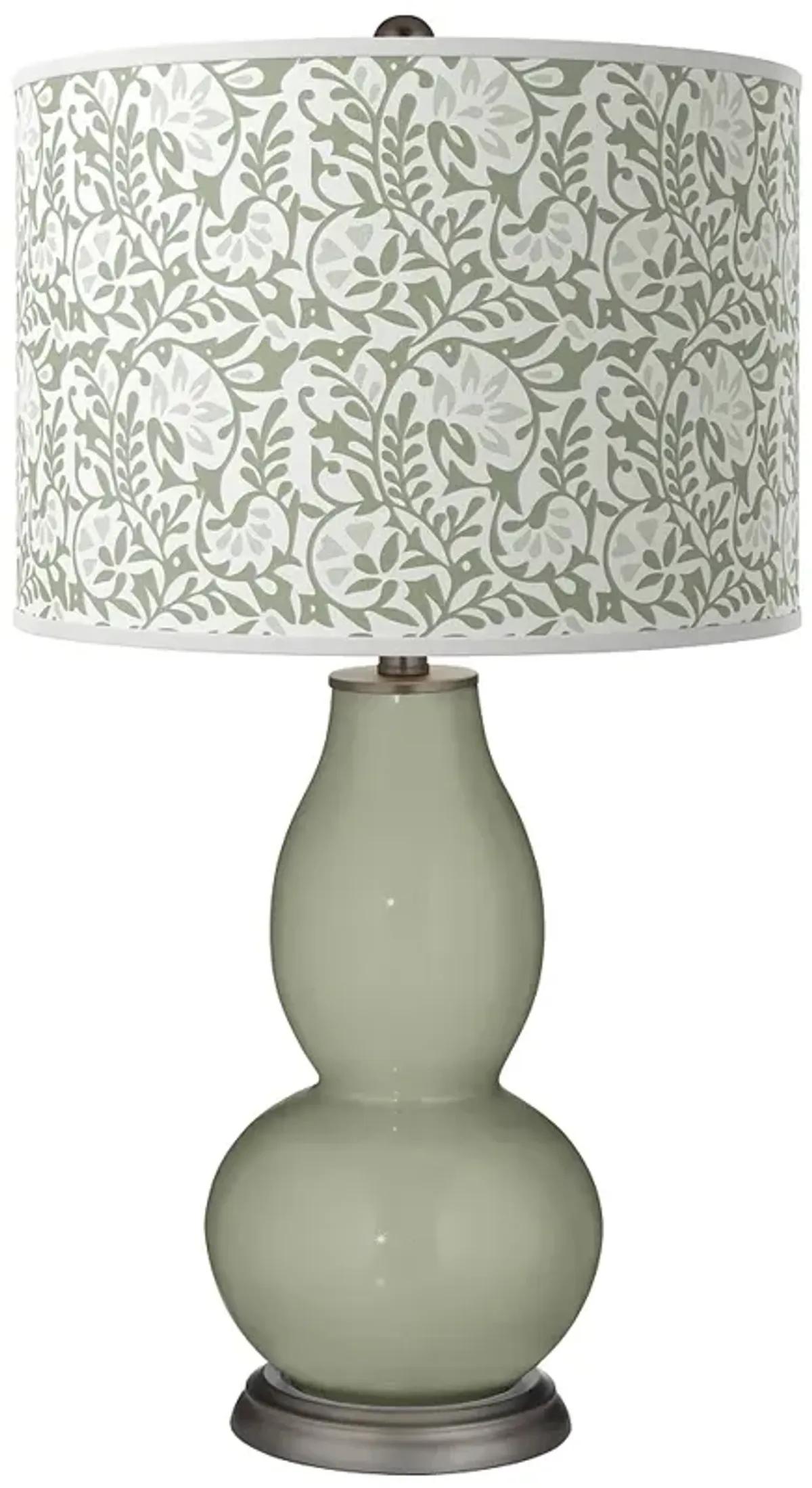 Evergreen Fog Gardenia Double Gourd Table Lamp