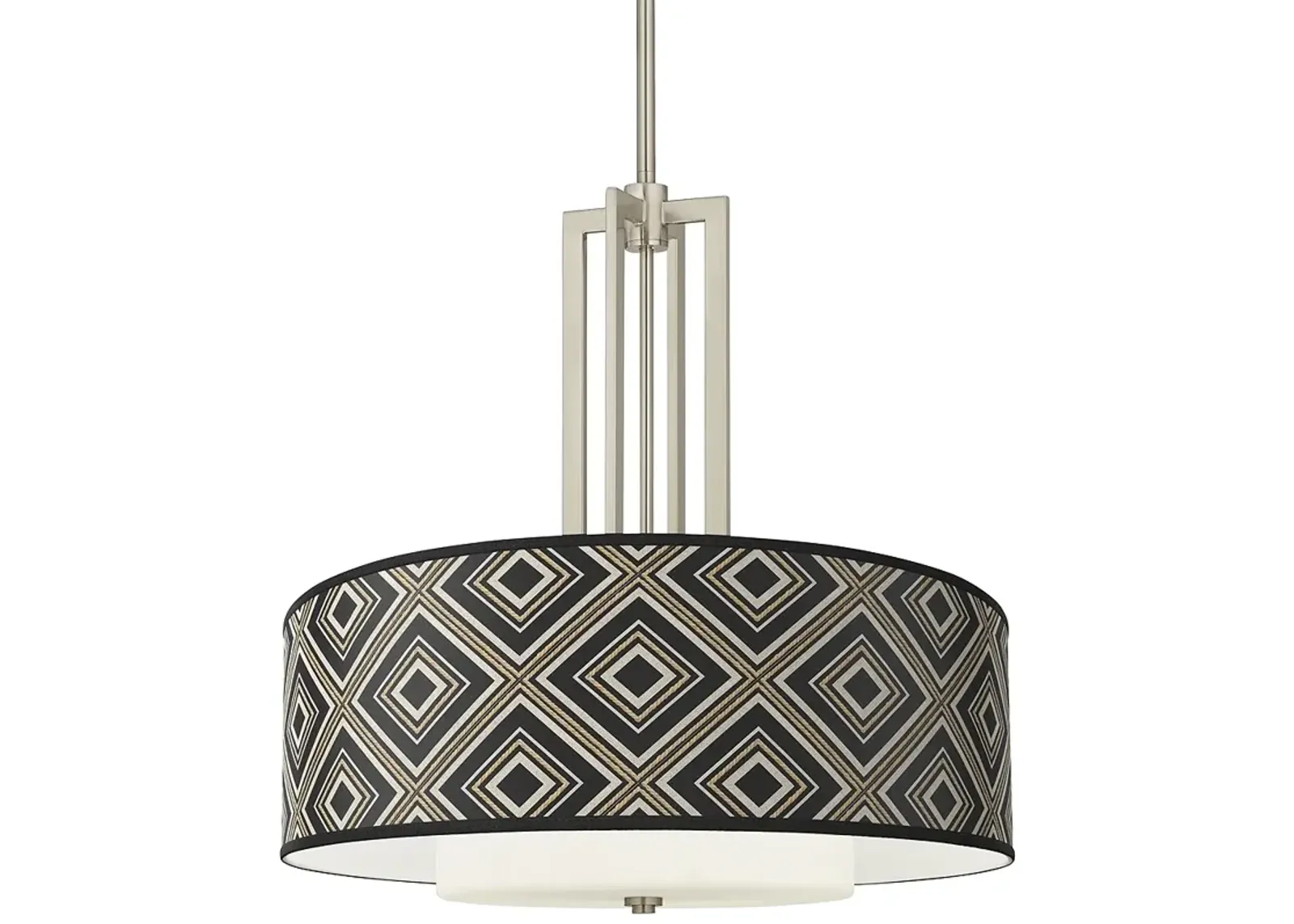 Rhythm Carey 24" Brushed Nickel 4-Light Chandelier