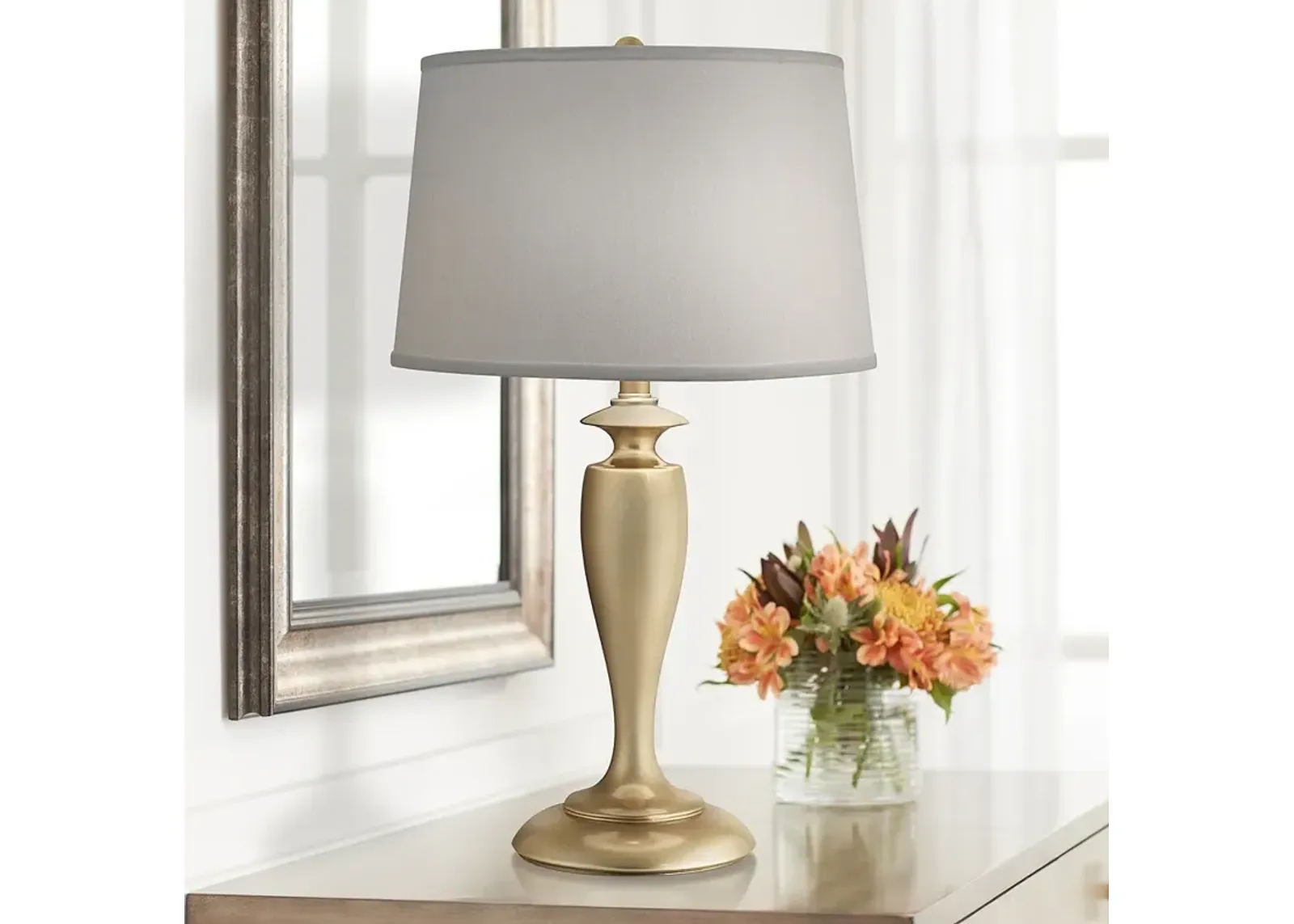 Stiffel Tori 27" High Pearl Shade Oculux Bronze Metal Table Lamp