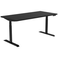 Braeden 48" Wide Black Adjustable Stand-Up Desk with USB