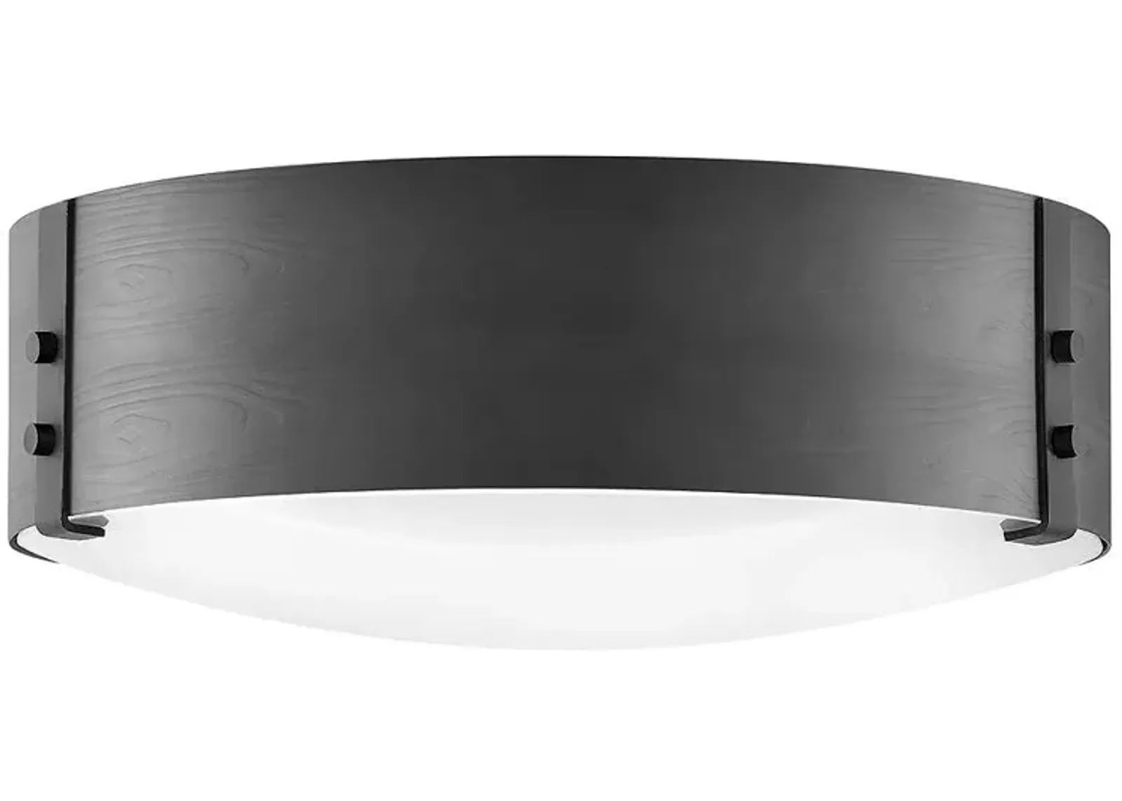 Hinkley Sawyer 15" Wide Black Outdoor Ceiling Light