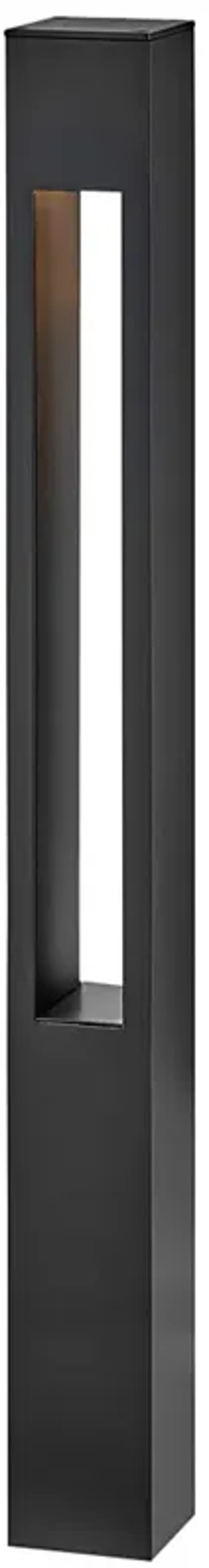 Atlantis 30" Satin Black Low Voltage LED Dark Sky Landscape Bollard