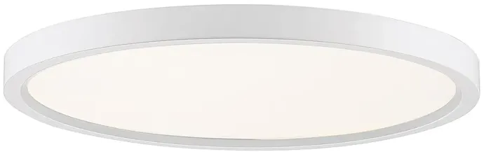 Quoizel Outskirt 15" Wide White LED Ceiling Light