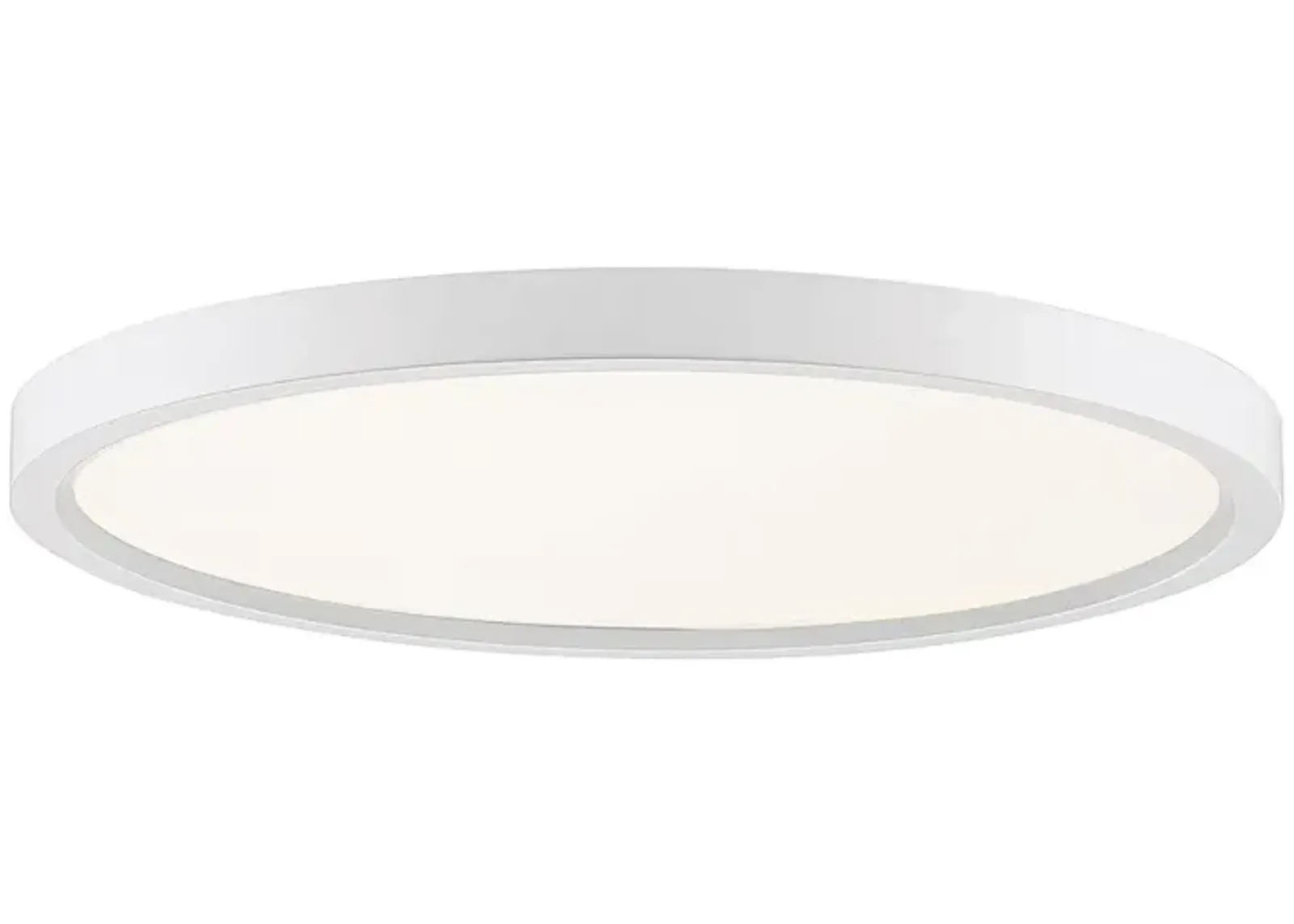 Quoizel Outskirt 15" Wide White LED Ceiling Light