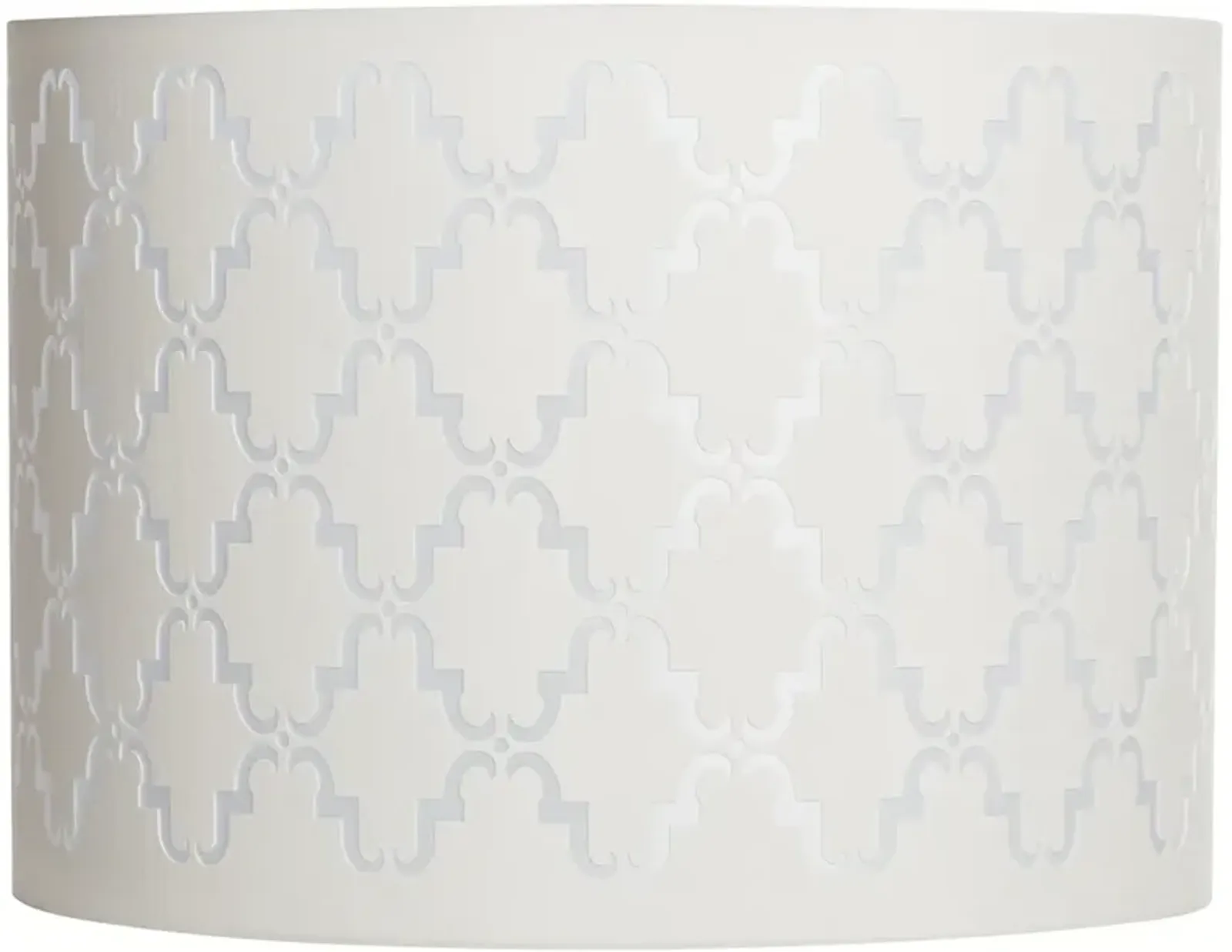 Quatrefoil Laser Cut Pattern Lamp Shade 14x14x10 (Spider)