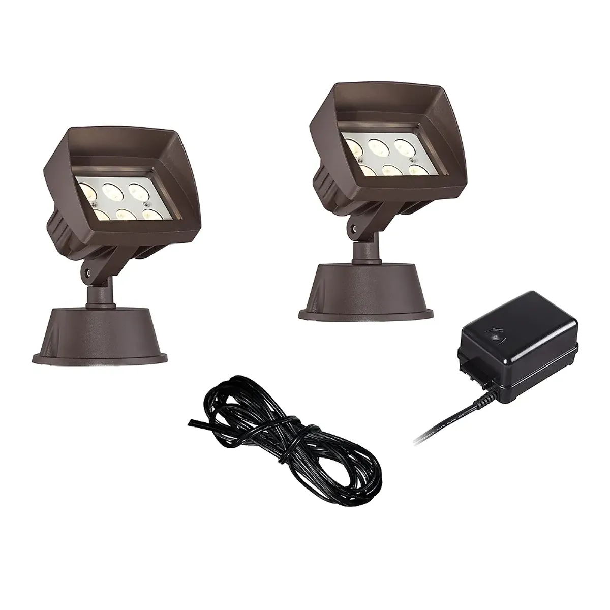 Super Duty Eastham Bronze 4-Piece LED Landscape Light Set