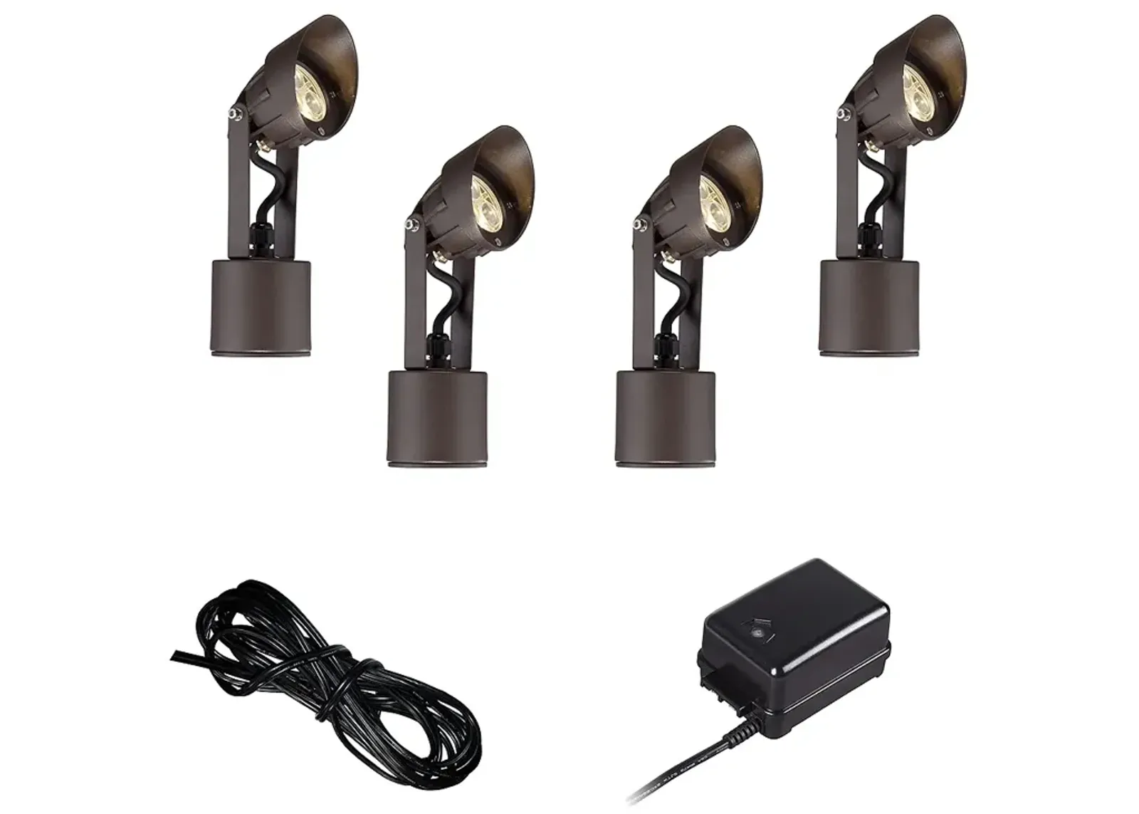 Super Duty Bronze 6-Piece LED Landscape Lighting Set