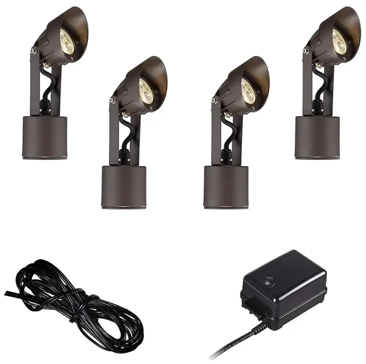 Super Duty Bronze 6-Piece LED Landscape Lighting Set