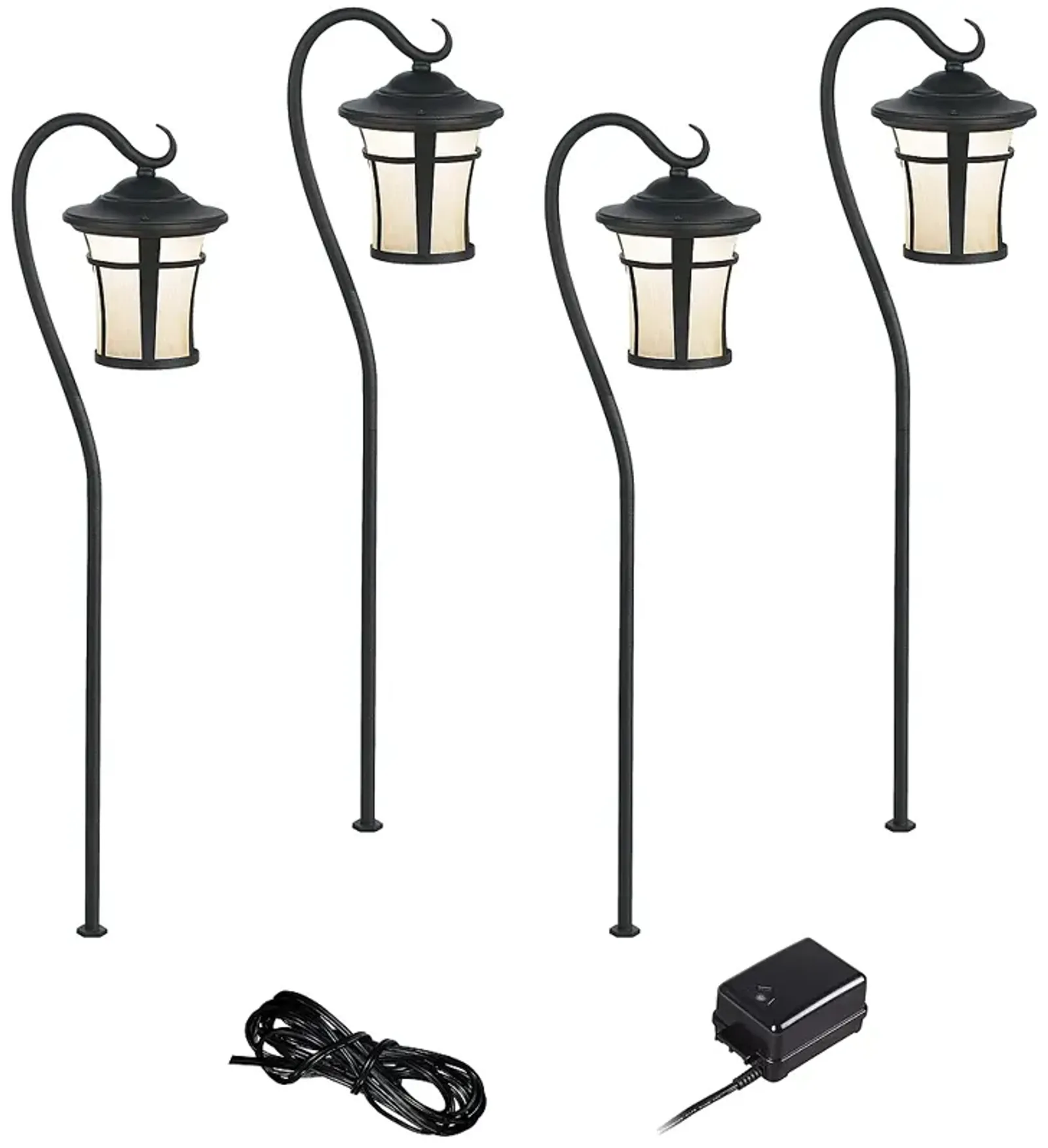 Carriage Style 6-Piece LED Landscape Light Set