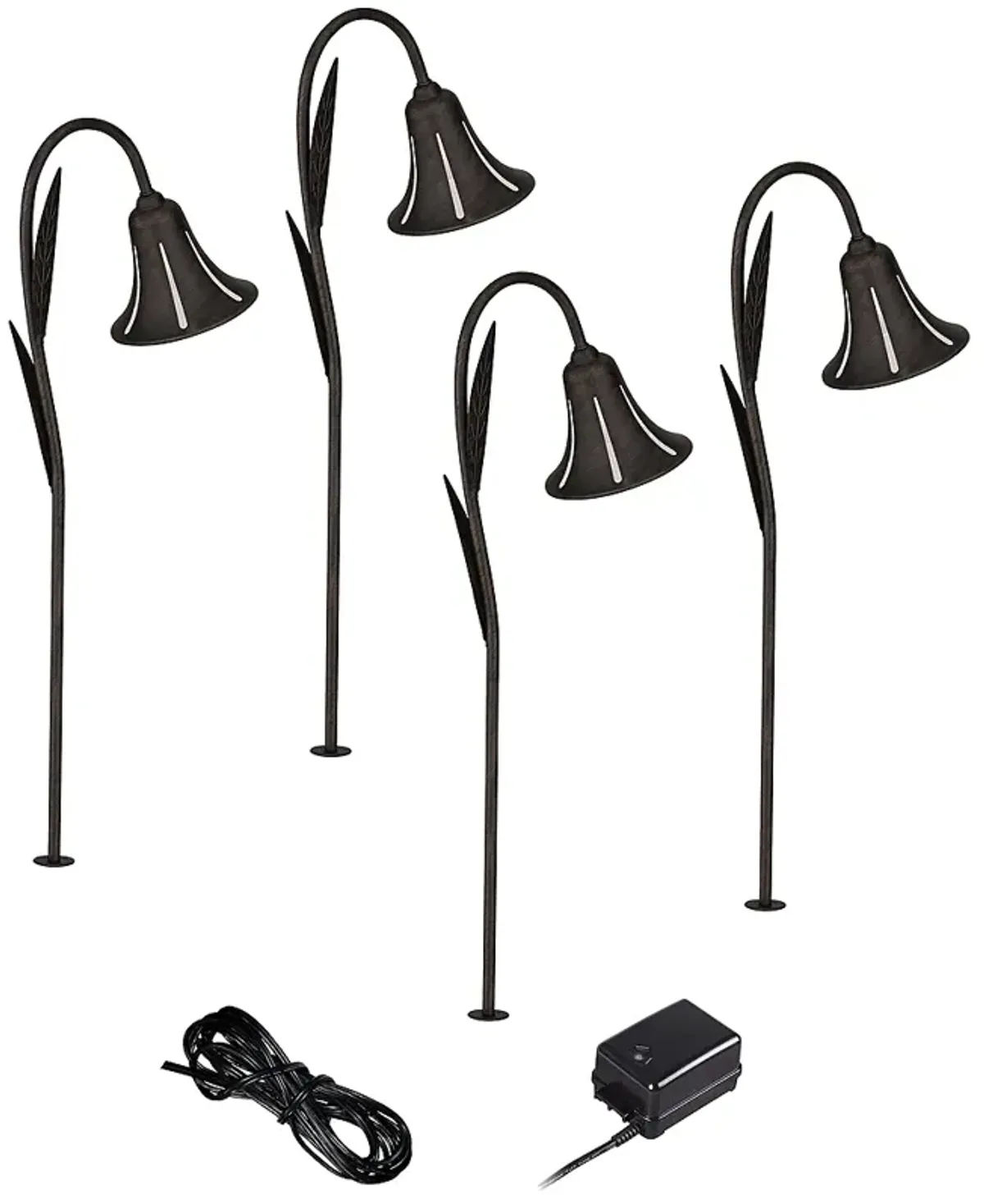 Tulip Style 6-Piece LED Landscape Light Set