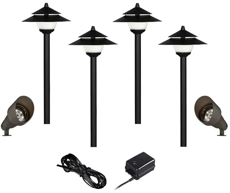 LED Pagoda and Spot Light Landscape Kit