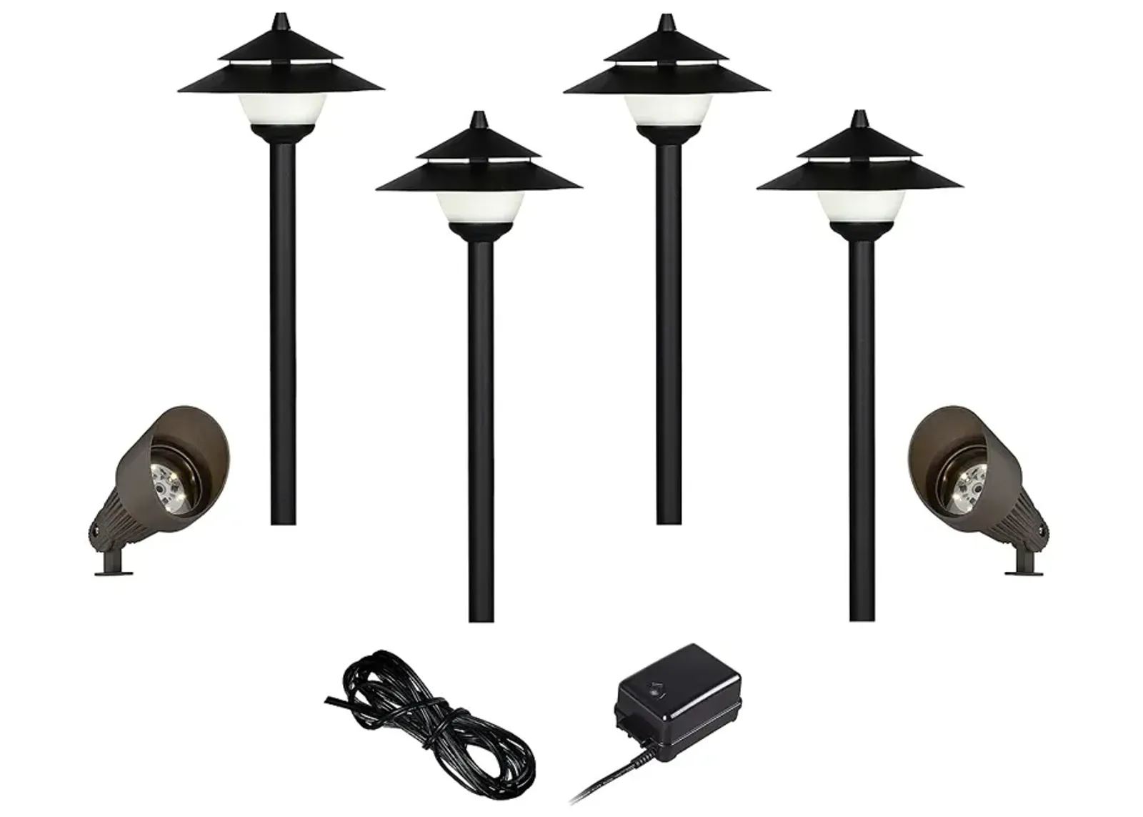 LED Pagoda and Spot Light Landscape Kit