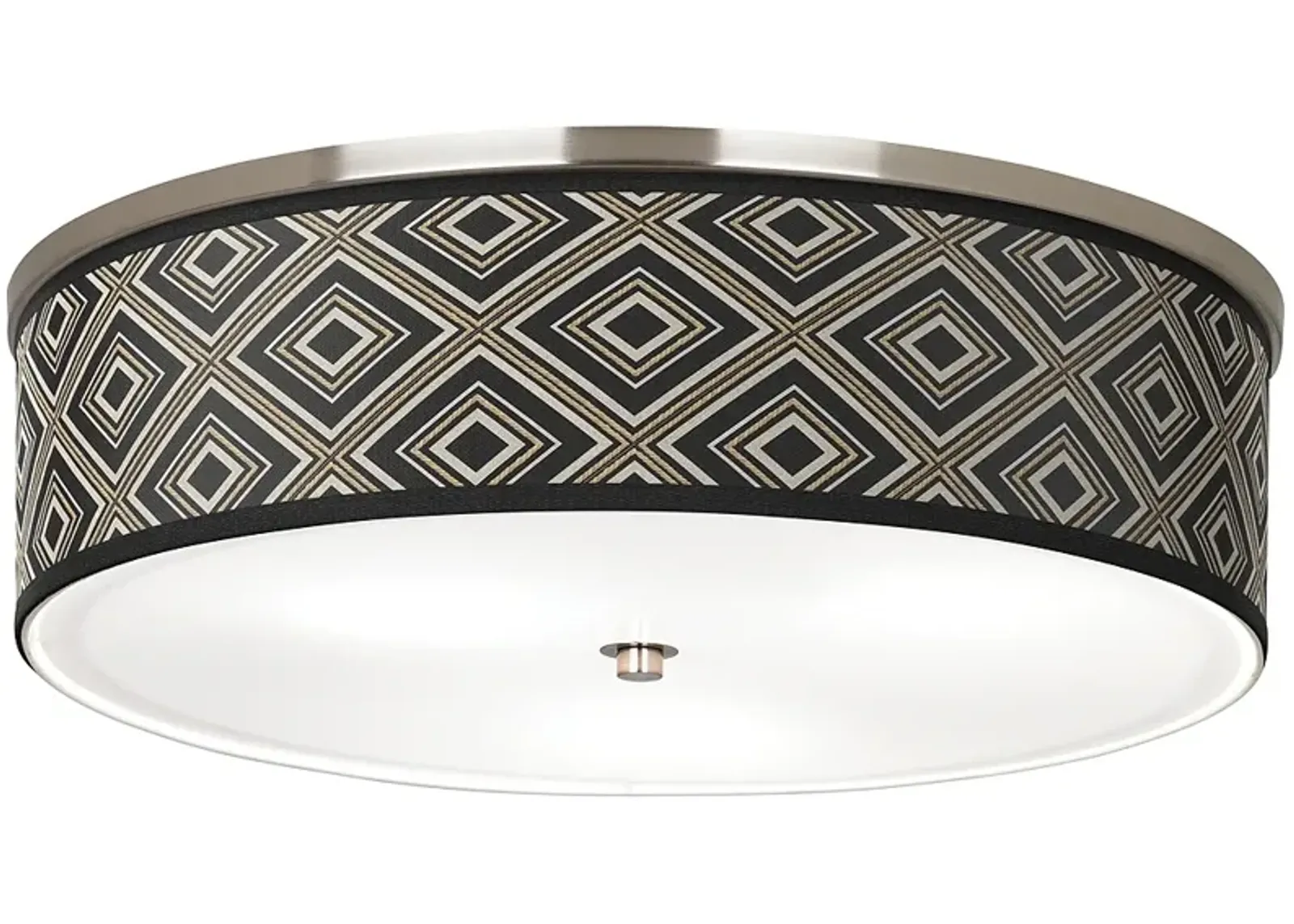 Rhythm Giclee Nickel 20 1/4" Wide Ceiling Light