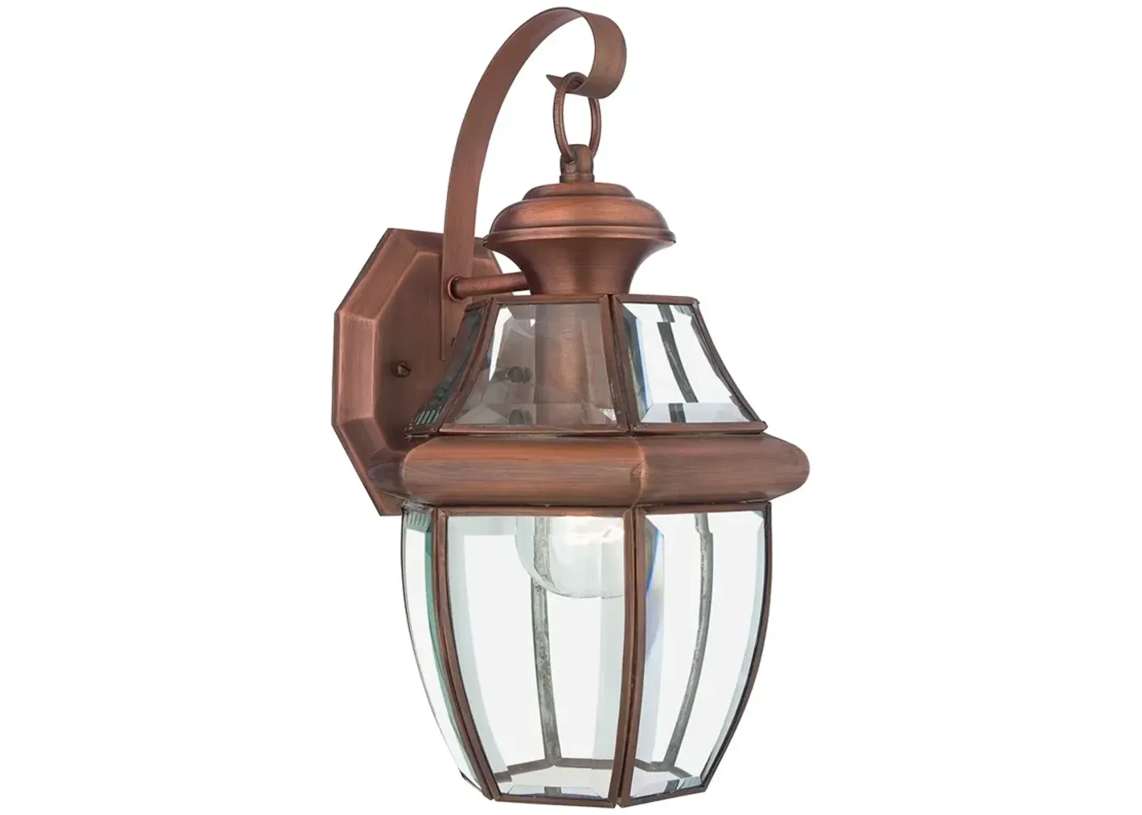 Newbury Copper Outdoor Wall Lantern