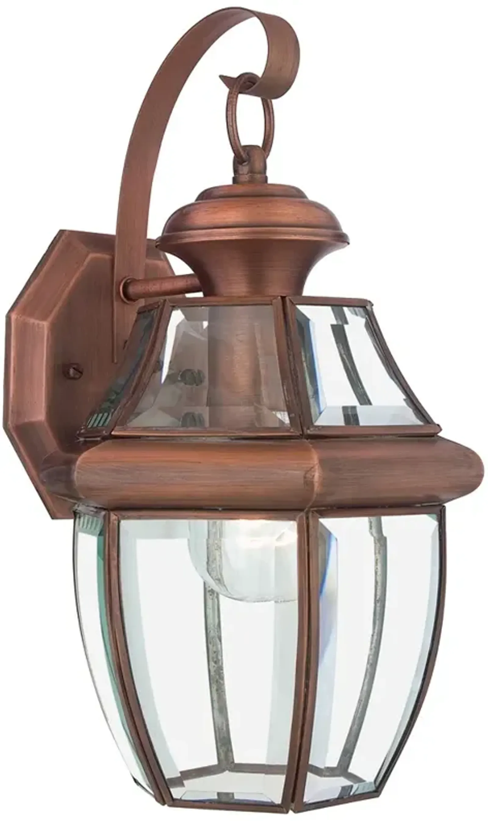 Newbury Copper Outdoor Wall Lantern