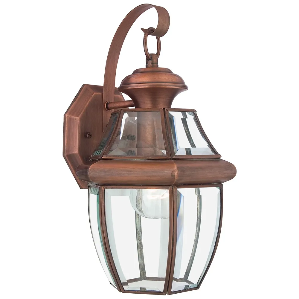 Newbury Copper Outdoor Wall Lantern