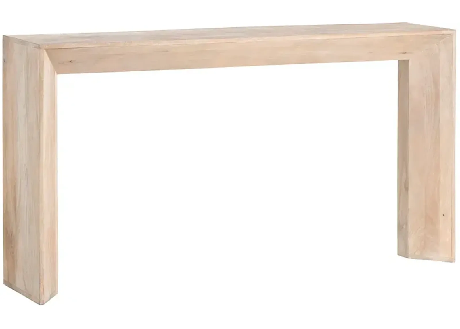 Crestview Collection Sydney 68"W Natural Wood Console Table