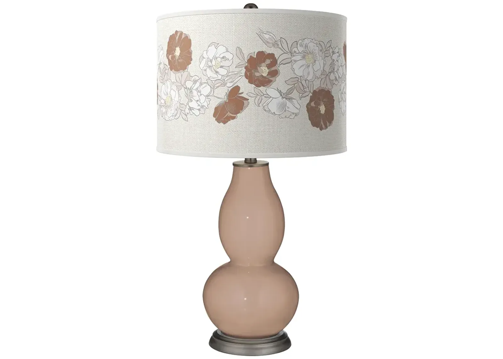 Redend Point Rose Bouquet Double Gourd Table Lamp