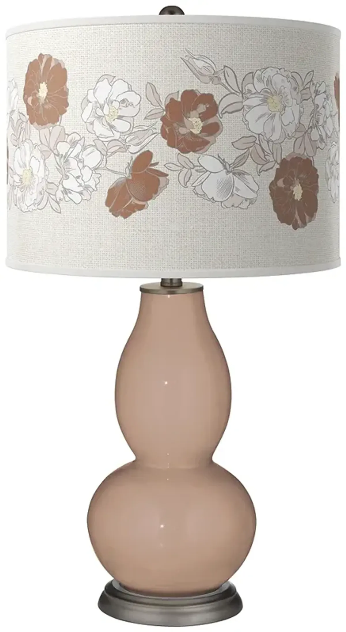 Redend Point Rose Bouquet Double Gourd Table Lamp