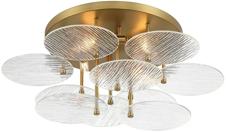 Minka-Lavery Artze 4-Light Soft Brass Flush Mount