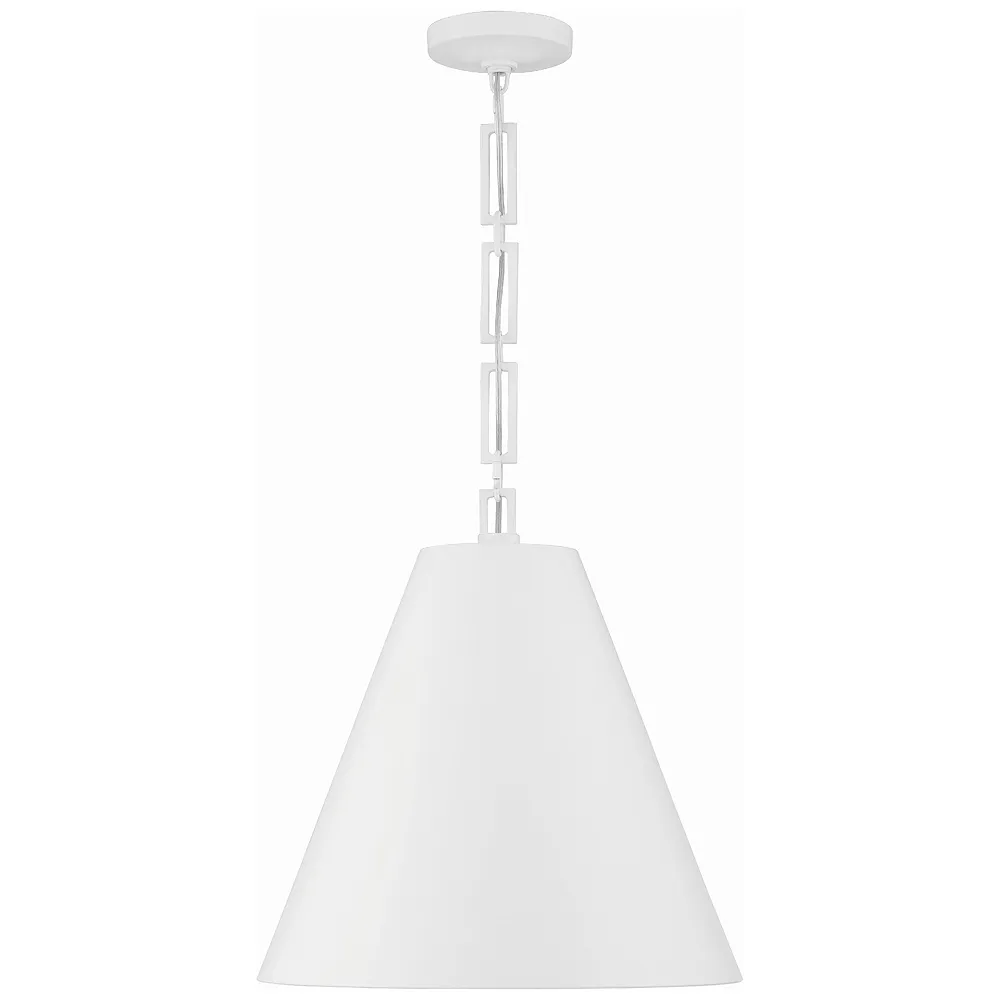 Alston 3 Light Matte White + Antique Gold Chandelier