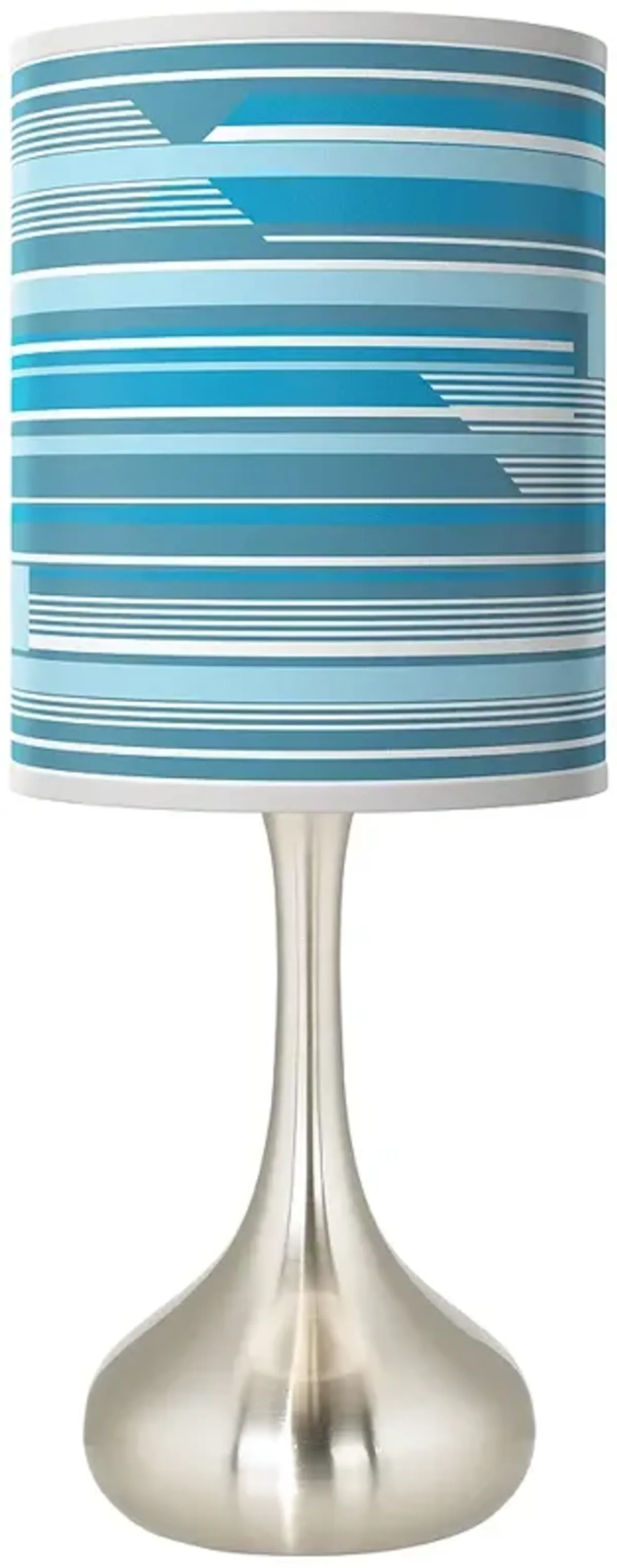 Urban Stripes Giclee Droplet Table Lamp