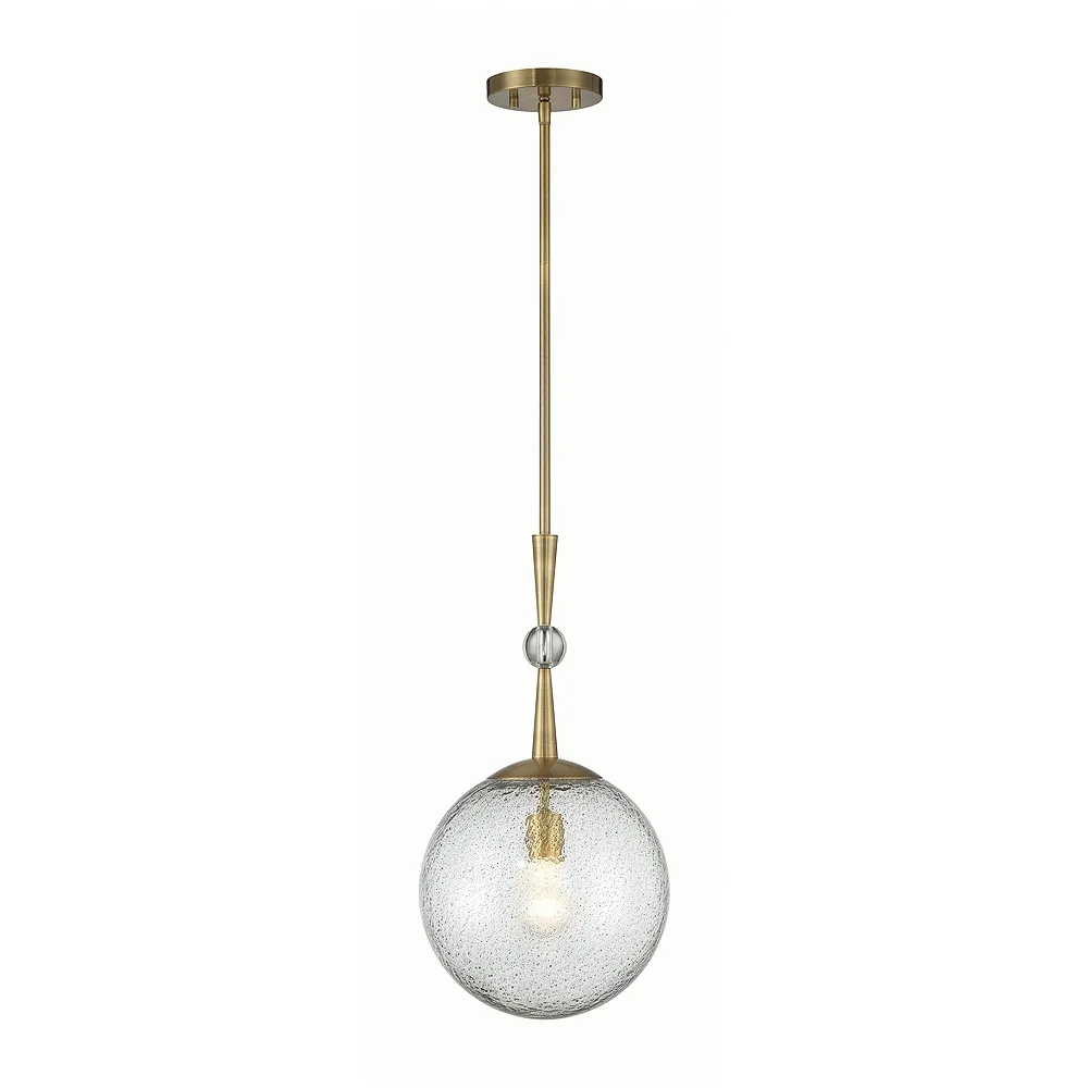 Minka-Lavery Populuxe 1-Light Oxidized Aged Brass Mini Pendant