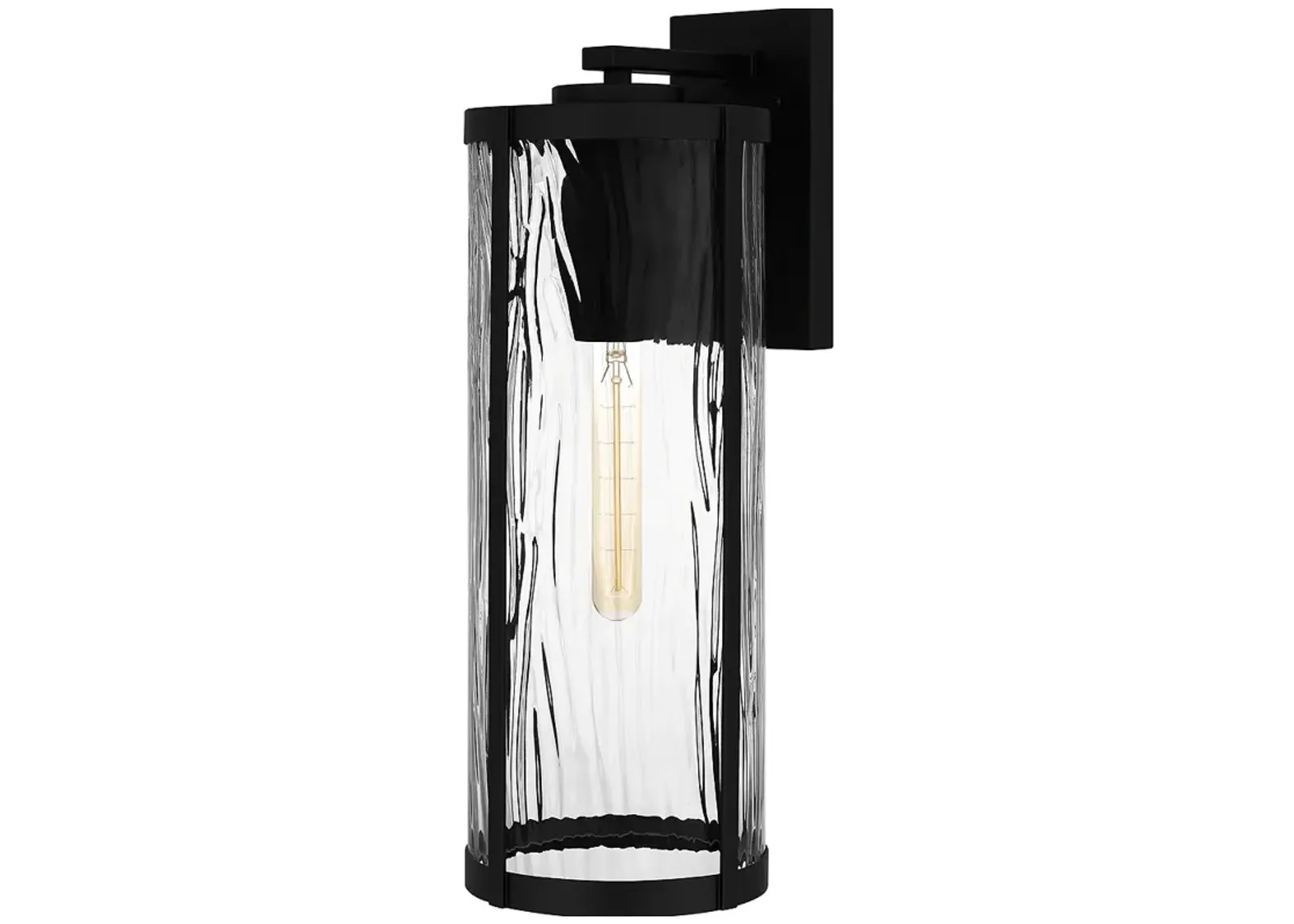 Culpo 1-Light Matte Black Outdoor Wall Lantern