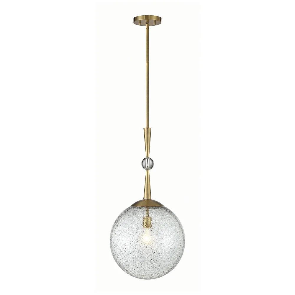 Minka-Lavery Populuxe 1-Light Oxidized Aged Brass Pendant