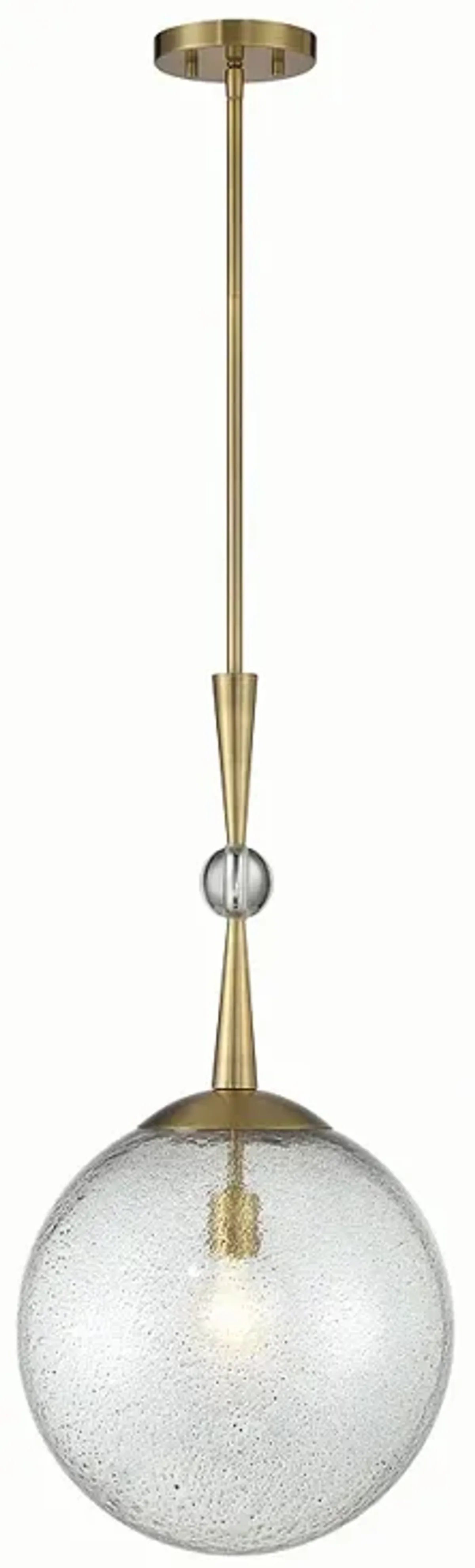 Minka-Lavery Populuxe 1-Light Oxidized Aged Brass Pendant