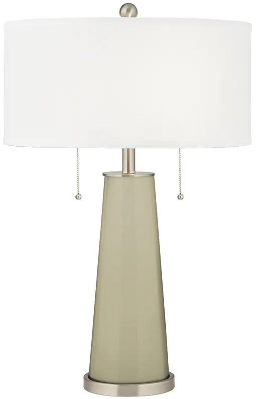 Sage Peggy Glass Table Lamp