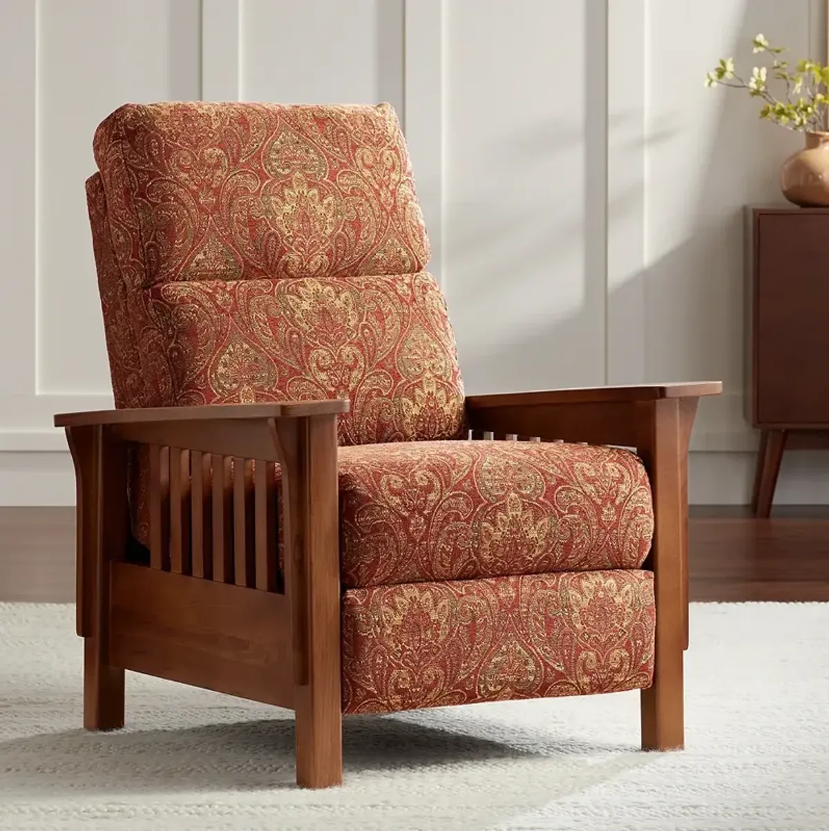 Evan Cinnebar 3-Way Recliner Chair