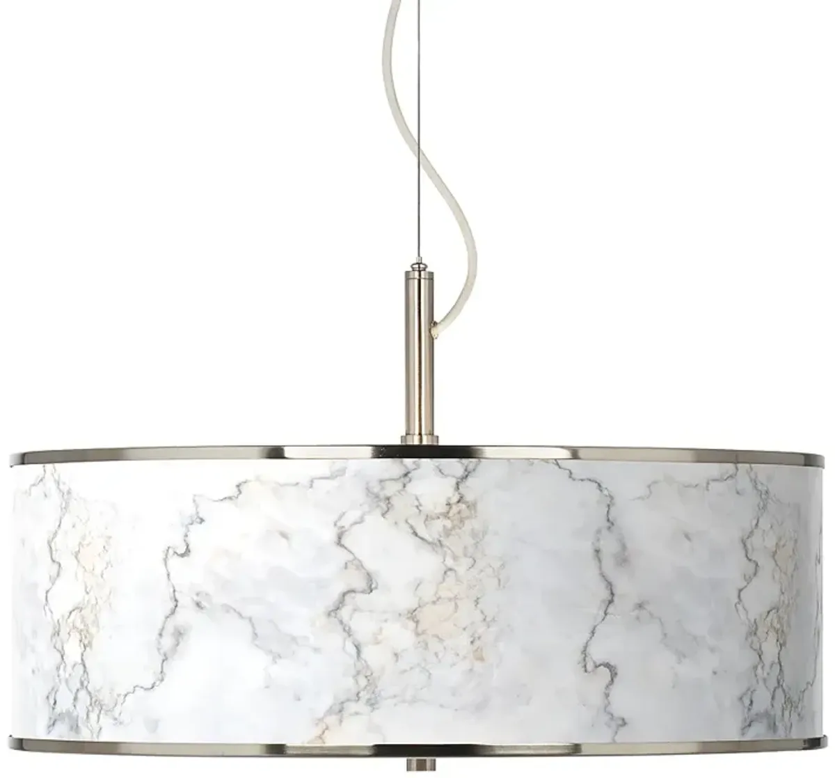 Marble Glow Giclee Glow 20" Wide Pendant Light