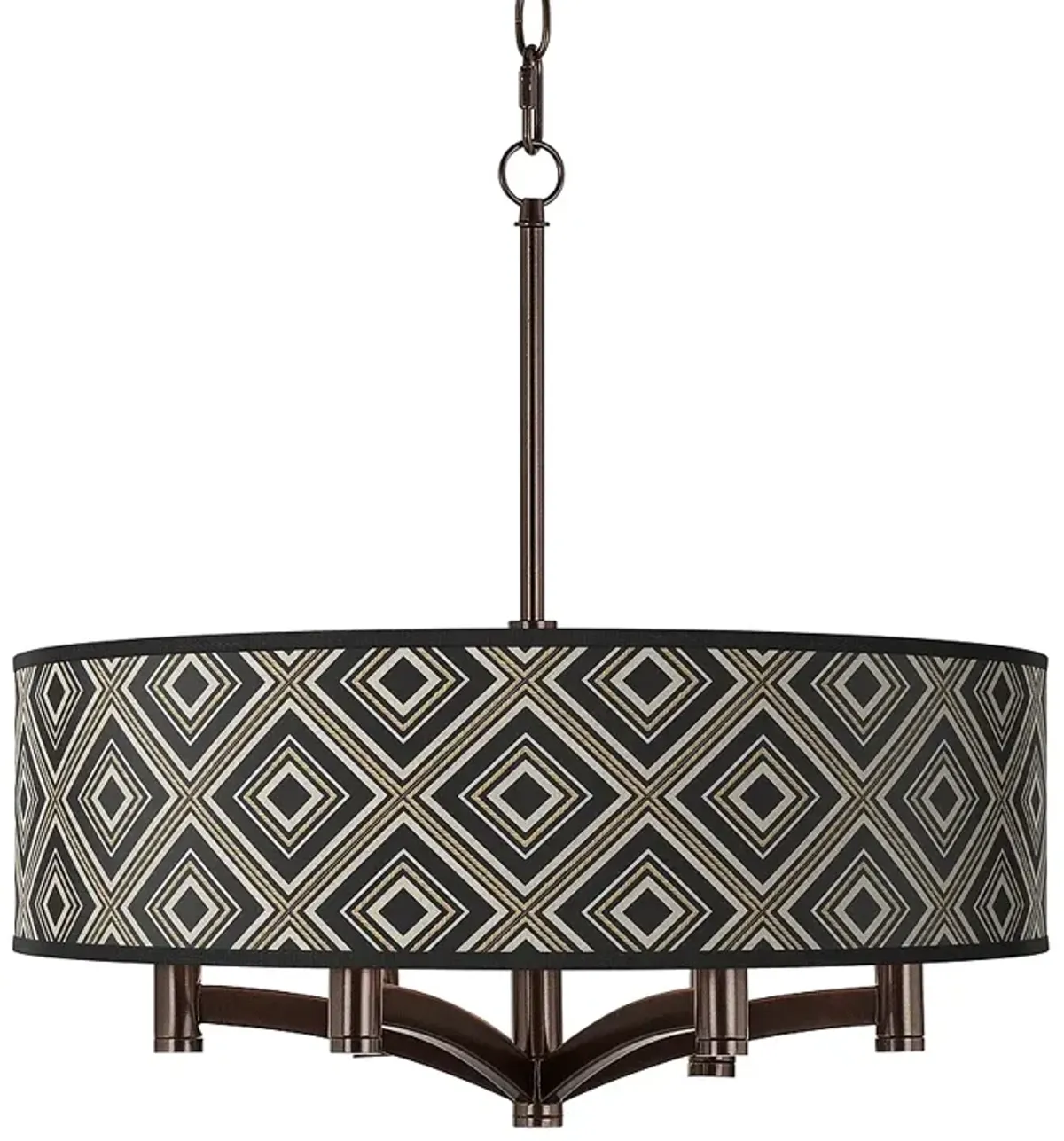 Rhythm Ava 6-Light Bronze Pendant Chandelier