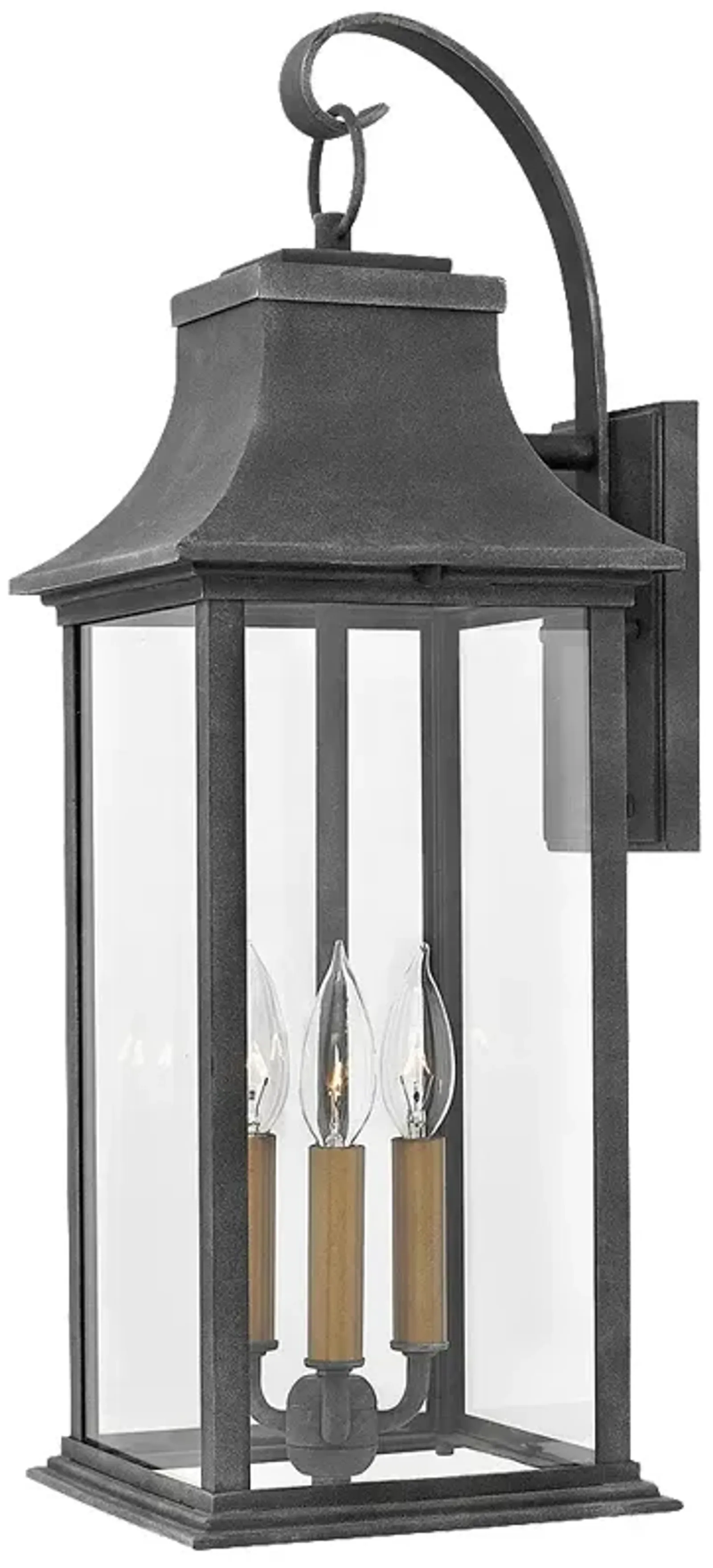 Adair 24 1/2" High Aged Zinc Outdoor Wall Light