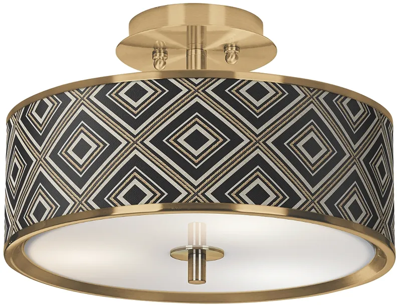 Rhythm Gold 14" Wide Ceiling Light