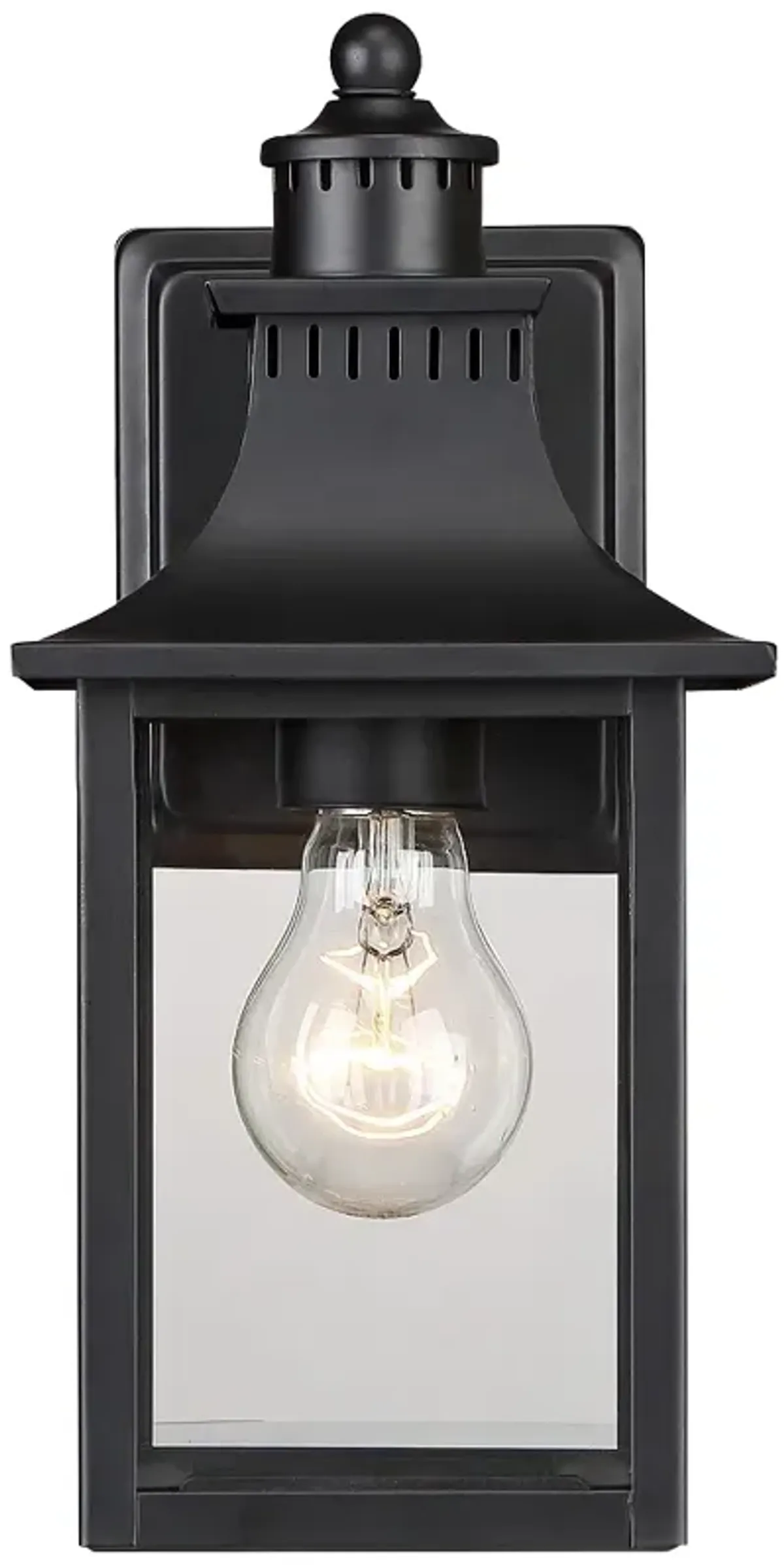 Quoizel Chancellor 11 1/4"H Mystic Black Outdoor Wall Light