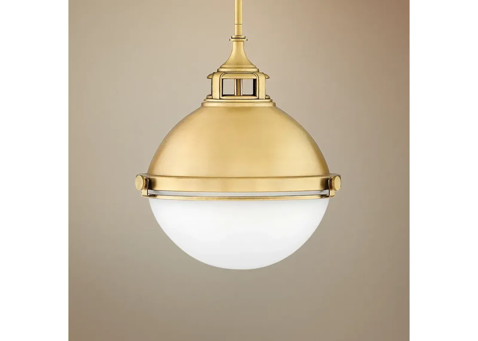 Hinkley Fletcher 13 1/2" Wide Satin Brass Pendant Light