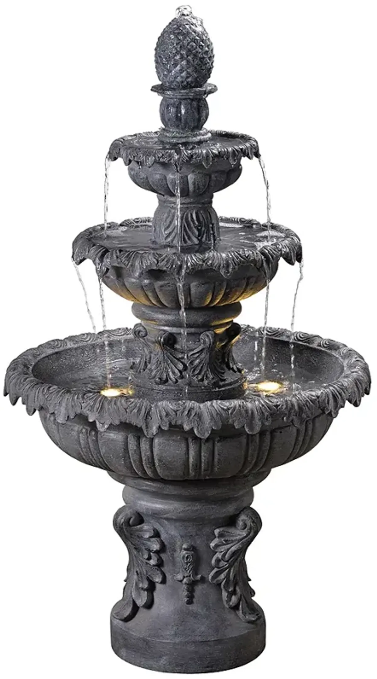 Ibiza 46" High 3-Tiered Traditional Fountain by John Timberland