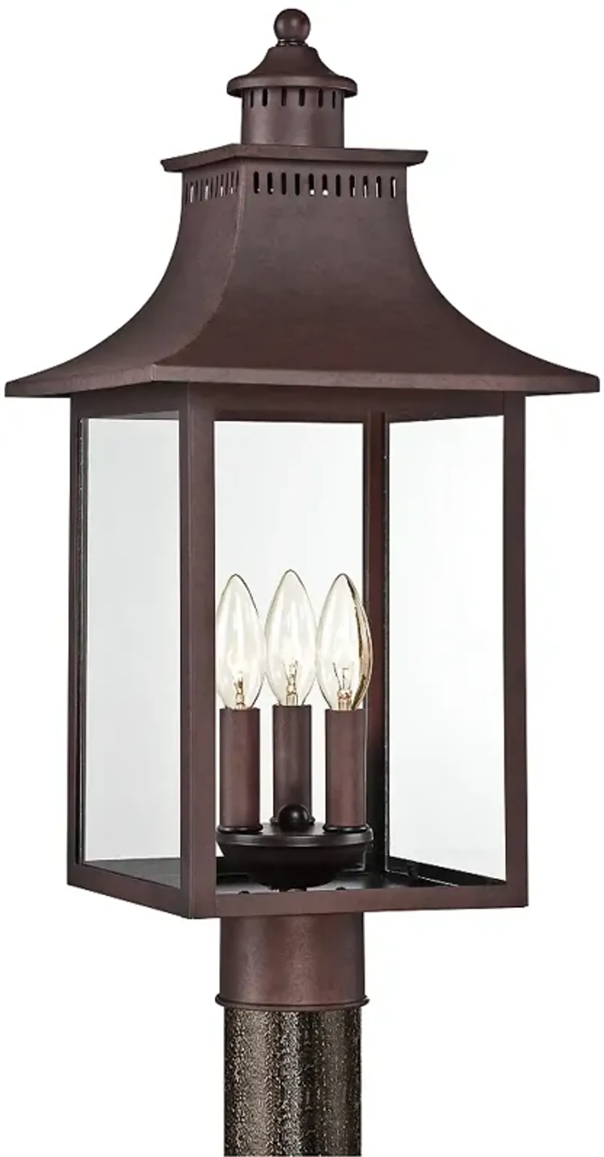 Quoizel Chancellor 22" High Copper Bronze Outdoor Post light