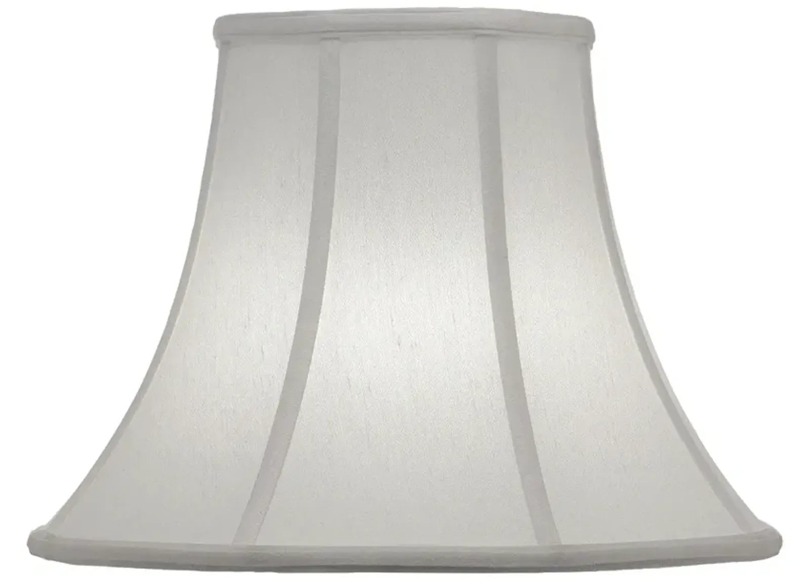 Stiffel Off-White Silk Bell Lamp Shade 7x14x11 (Spider)