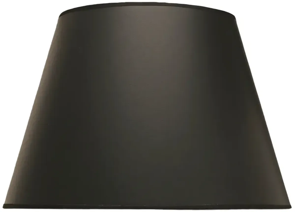 Stiffel Black Opaque Parchment Empire Lamp Shade 10x16x11 (Spider)