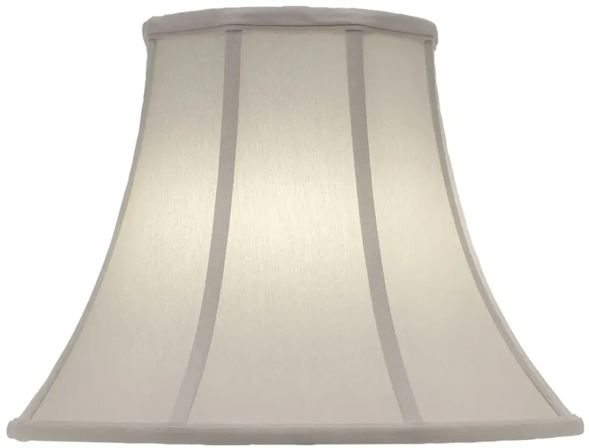 Stiffel Ivory Shadow Bell Lamp Shade 10x20x15 (Spider)