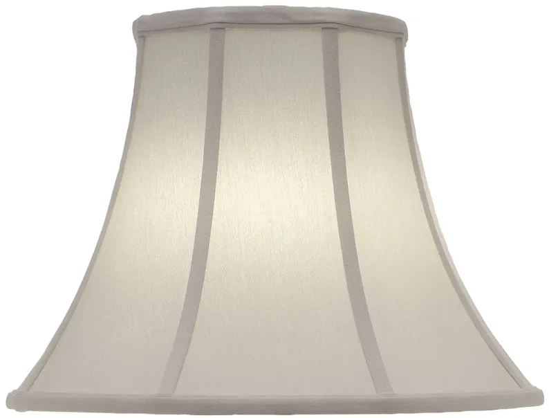 Stiffel Ivory Shadow Bell Lamp Shade 10x20x15 (Spider)