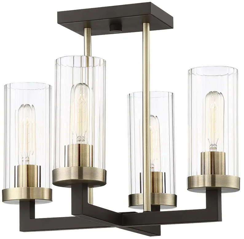 Minka-Lavery  Ainsley Court - 4 Light Semi Flush